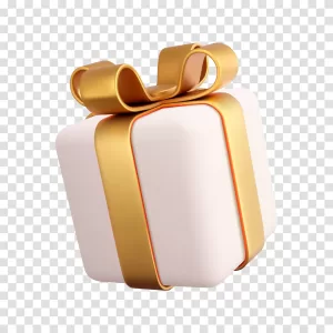 3D Gift Illustration visually appealing and festive graphic for gifting transparent png