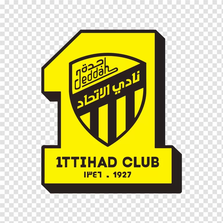 Al-Ittihad Club Logo PNG Saudi Football Team Emblem Transparent