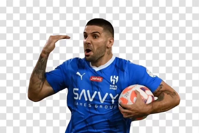 Aleksandar Mitrovic footballer striker with Al Hilal transparent png image