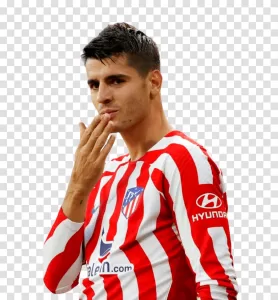 Alvaro Morata professional footballer associated with Atletico de Madrid transparent png