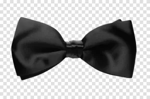 Black Bow Tie Elegant Bow Tie Fashion Bow Tie Classic Bowtie Bow Tie Transparent PNG