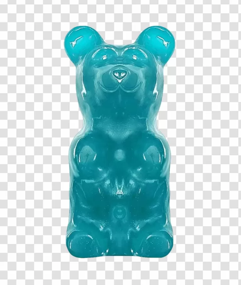 Blue Gummy Bear PNG Delicious Candy Transparent