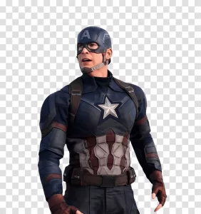 Captain America superhero from the Avengers transparent png image