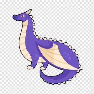 Cartoon Colorful Dragon Whimsical Cute Character Fantasy Illustration PNG Transparent Download