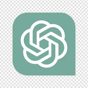 ChatGPT Logo Advanced Language Generation PNG Transparent Innovative Design