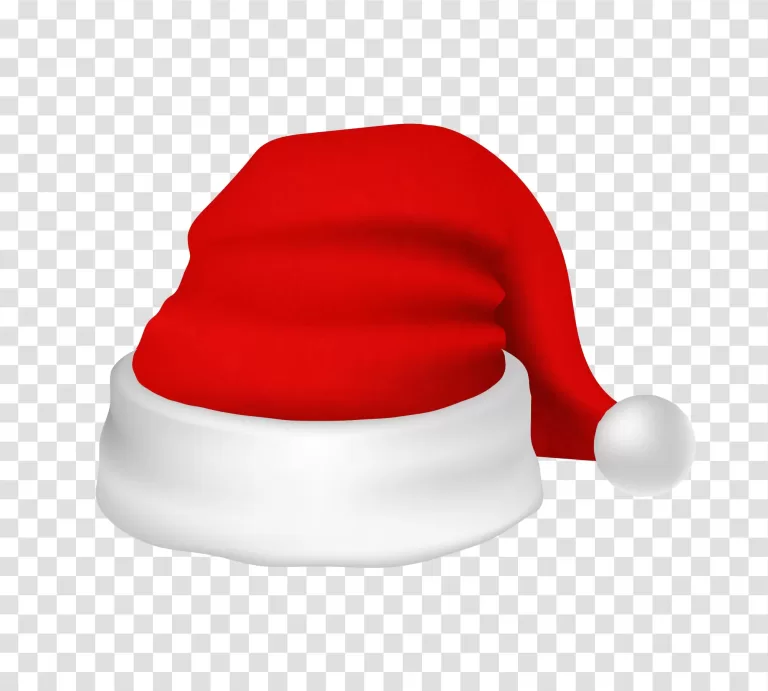 Christmas Santa Claus Red Hat iconic holiday accessory transparent png