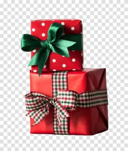 Christmas gift festive present holiday surprise transparent png