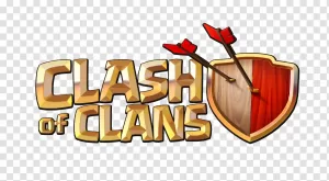 Clash of Clans Logo PNG Mobile Game Emblem Transparent