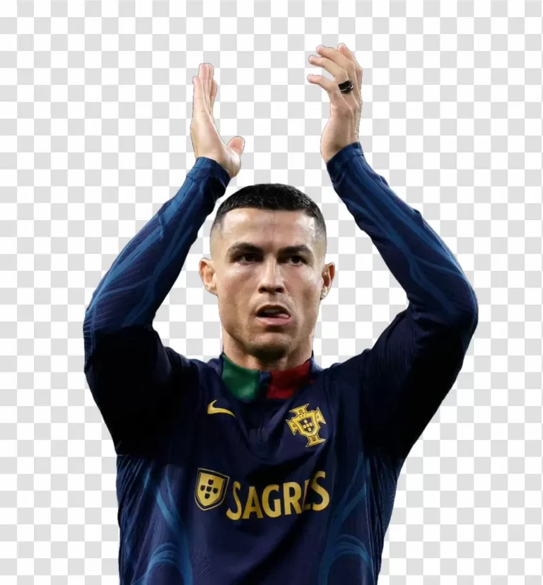 Cristiano Ronaldo Al Nassr PNG Legendary Footballer Transparent