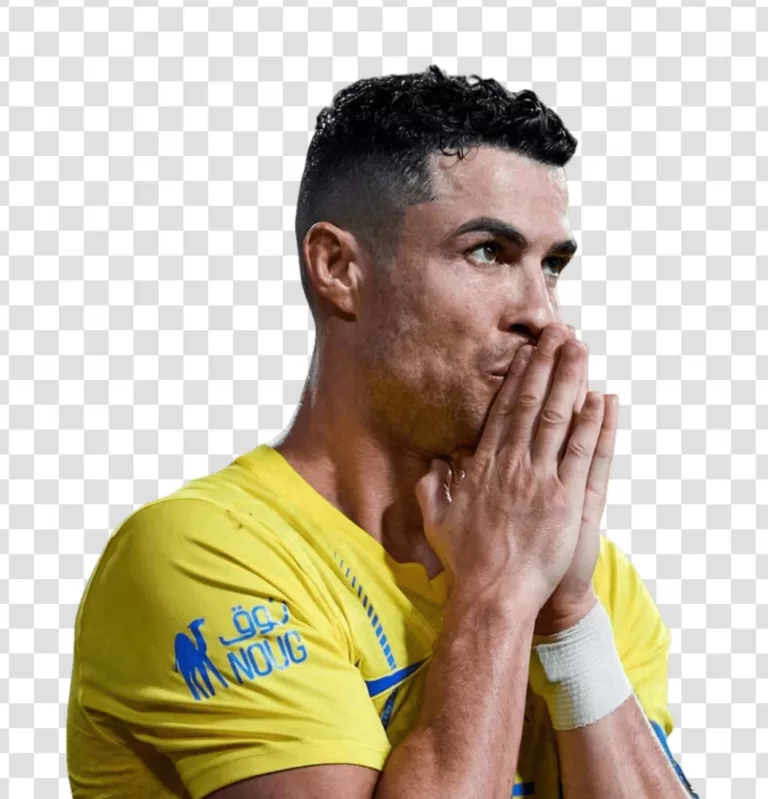 Cristiano Ronaldo at Al Nassr PNG Transparent Iconic Footballer in Saudi league