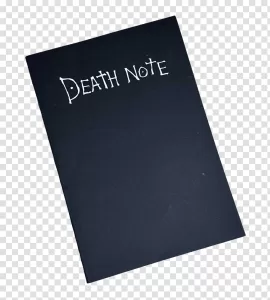 Death Note Book Supernatural Notebook Anime PNG Transparent Mysterious and Powerful
