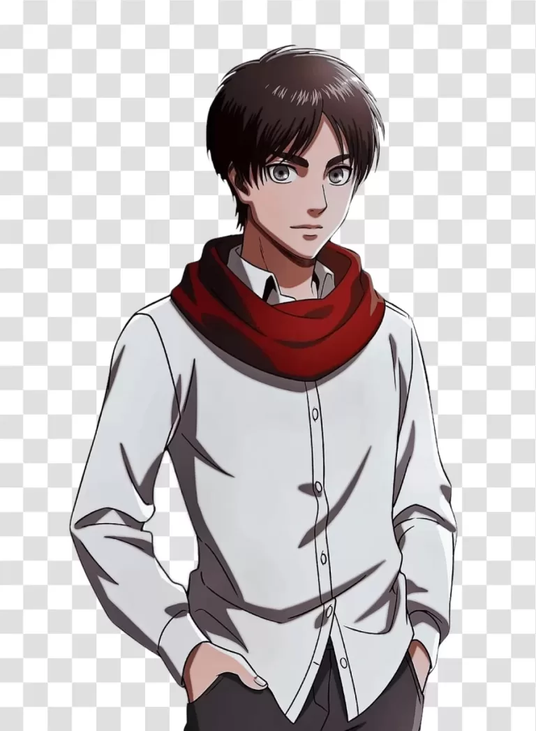 Eren Yeager Attack on Titan anime transparent png