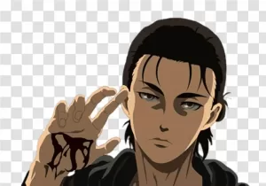Eren Yeager Evil PNG Dark Transformation Transparent