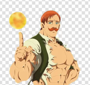 Escanor Character from Seven Deadly Sins PNG Transparent Mighty and Radiant Lion's Sin of Pride