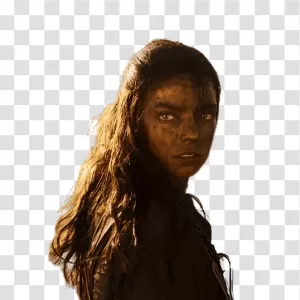 Furiosa: A Mad Max Saga, movie poster, cinematic artwork transparent png Furiosa A Mad Max Saga movie poster cinematic artwork transparent png