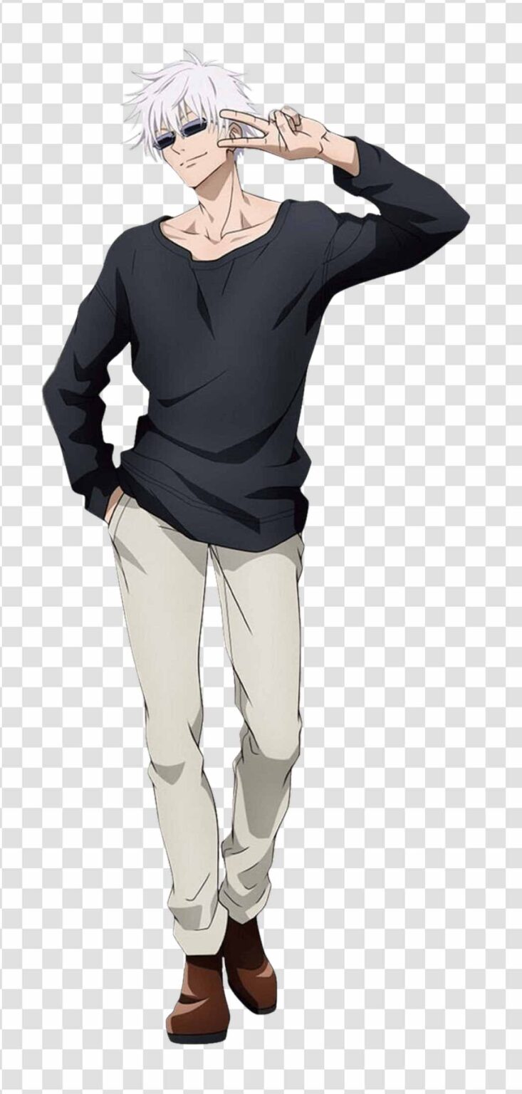 Gojo Satoru Emoji, Jujutsu Kaisen, anime, cute face, transparent PNG ...