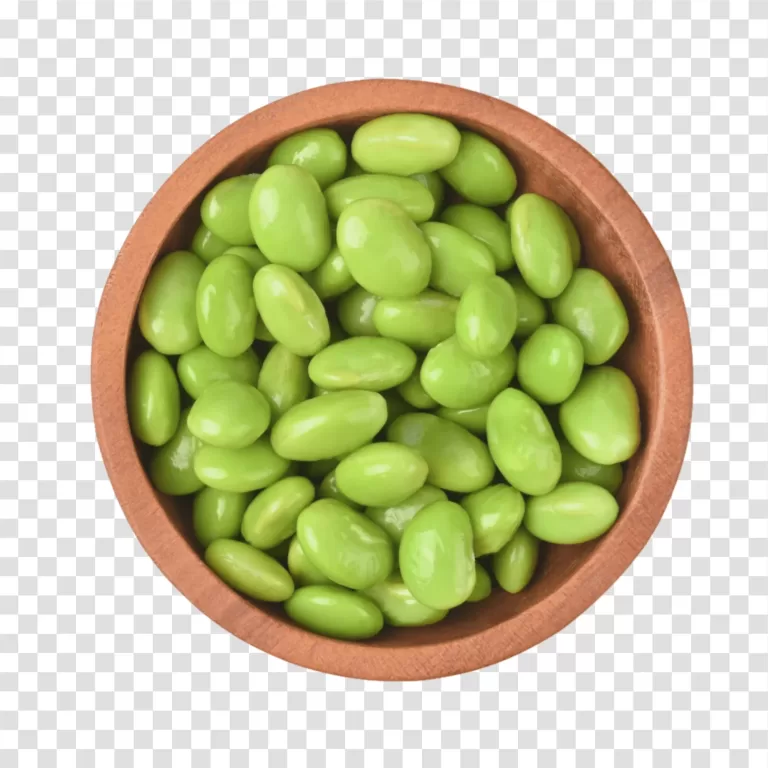 Green Soy Beans fresh and vibrant legumes transparent png
