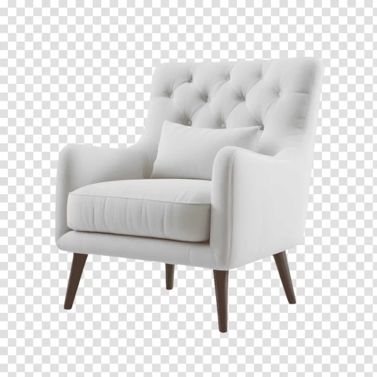 Grey Arm Chair Stylish Furniture Piece PNG Transparent Modern Design Cozy Appeal