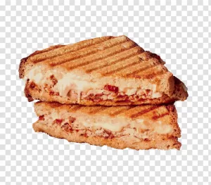 Grilled Panini Sandwich PNG Delicious Culinary Delight Transparent