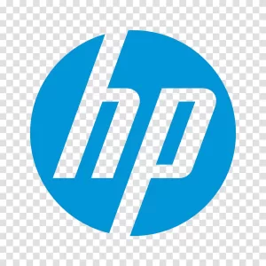 HP logo technology brand emblem transparent png