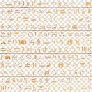 Hieroglyphs seamless pattern, ancient symbols, Egyptian design transparent png Hieroglyphs seamless pattern ancient symbols Egyptian design transparent png