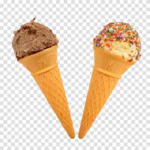 Ice Cream Cones delightful and colorful frozen treats transparent png