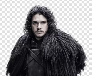 Jon Snow Iconic Character from Game of Thrones PNG Transparent Stoic and Determined