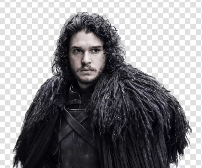 Jon Snow Iconic Character from Game of Thrones PNG Transparent Stoic and Determined