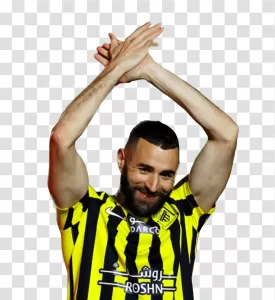 Karim Benzema football player associated with Al-Ittihad transparent png