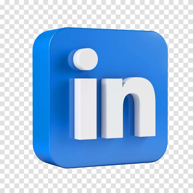 LinkedIn 3D Logo brand transparent png
