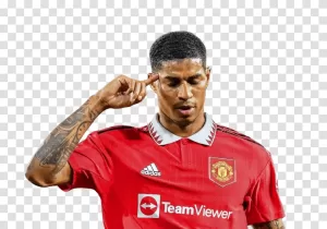 Marcus Rashford, professional footballer with Manchester United, transparent png Marcus Rashford professional footballer with Manchester United transparent png