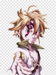 Meliodas Seven Deadly Sins PNG Powerful Anime Character Transparent