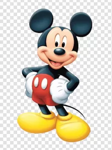 Mickey Mouse Iconic Disney Character PNG Transparent Cartoon