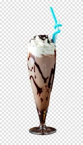 Milkshake creamy and indulgent beverage sweet treat transparent png