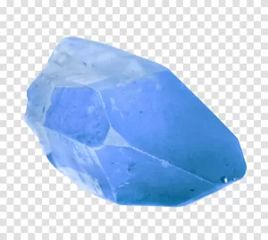 Mineral stone Lemurian crystal unique and mystical transparent png