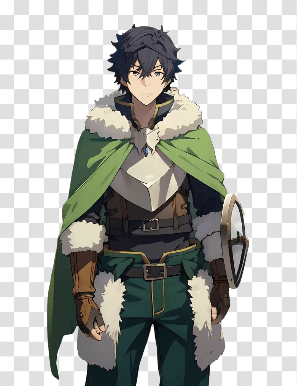 Naofumi Iwatani protagonist of Shield Hero transparent png