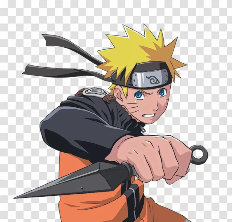 Naruto Uzumaki Fighting PNG Transparent