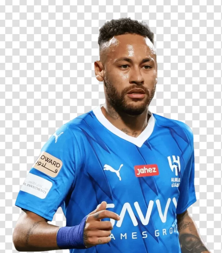 Neymar Jr Brazilian Football Superstar PNG Transparent Al Hilal and National Team Player