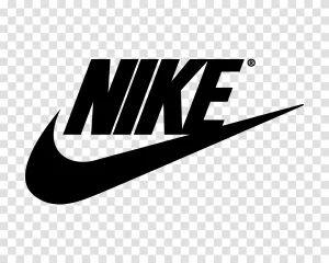 Nike logo sports brand emblem transparent png