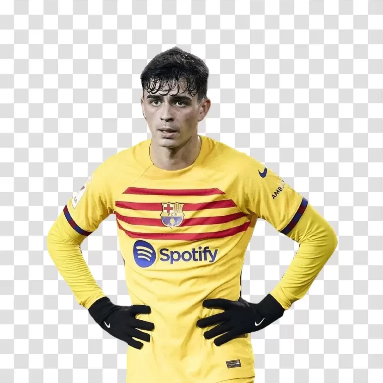 Pedri FC Barcelona PNG Footballer Transparent