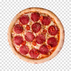 Pepperoni Pizza classic Italian dish delicious and savory transparent png