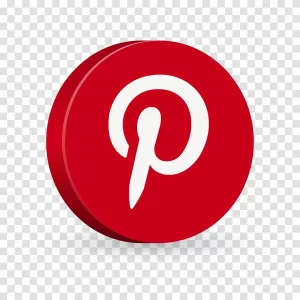 Pinterest 3D Logo PNG, Social Media Branding, Transparent Pinterest 3D Logo PNG Innovative Social Media Branding Transparent
