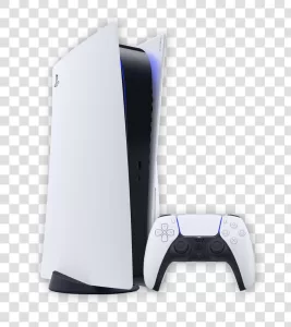 PlayStation 5 Cutting-Edge Gaming Console PNG Transparent Sleek Design Advanced Technology