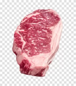Raw Striploin Steak Beef PNG Culinary Delight Transparent