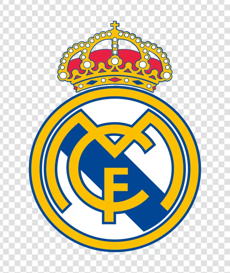 Real Madrid Logo Iconic Football Club Emblem PNG Transparent Symbol of Excellence