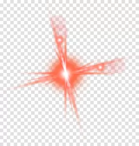Red Lens Flare Light PNG Glowing Photography Transparent Image