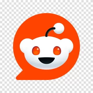 Reddit Logo emblem of the online platform transparent png image