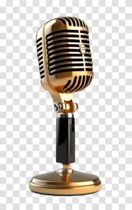 Retro Style Microphone PNG Vintage Design Transparent