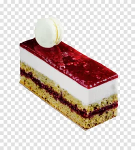 Slice of Strawberry Cheesecake PNG Delectable Dessert Delights Transparent