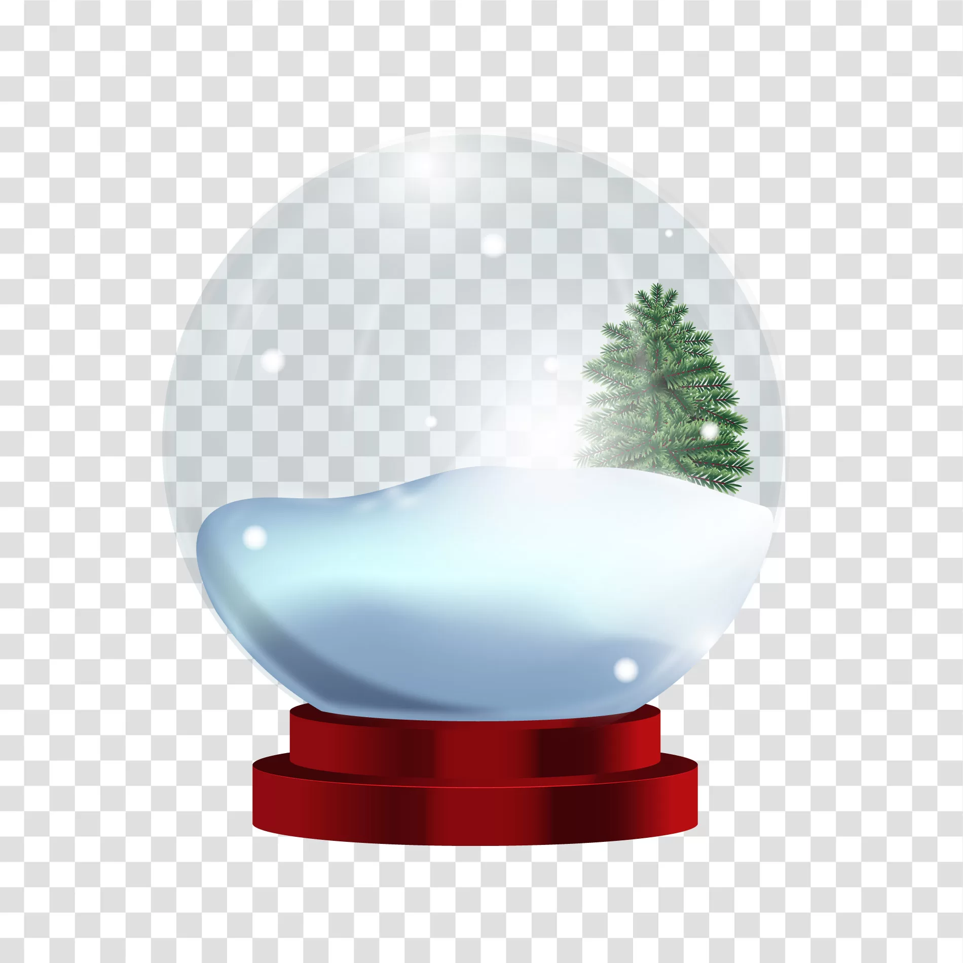 Snow Globe festive and enchanting holiday decoration transparent png image